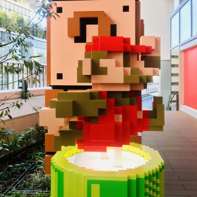 マリオのブロックの写真