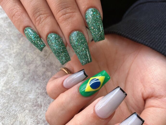 ブラジルのイメージネイルデザイン