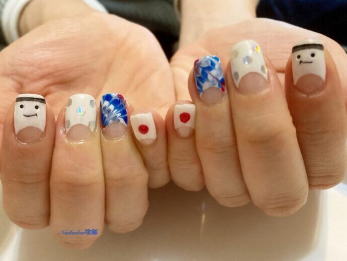 カタールワールドカップイメージのネイル