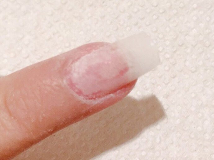 長さや表面サンディングで整えたジェルスカルプチュア