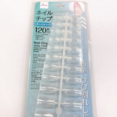 ダイソーのネイルチップ（オーバル）の写真