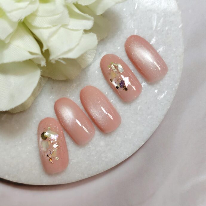 シェルアートのマグネットネイルチップ