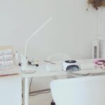 ネイルサロンの施術席の様子