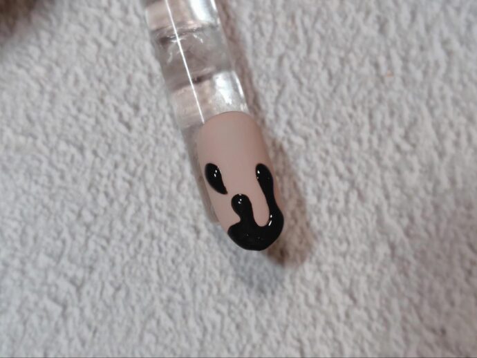 チョコがけネイルの完成図